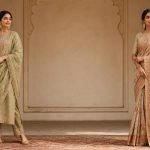 Indian women in embroidered suit and saree